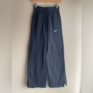 Nike Women Wide Leg Thick Joggers Pants Size XXS